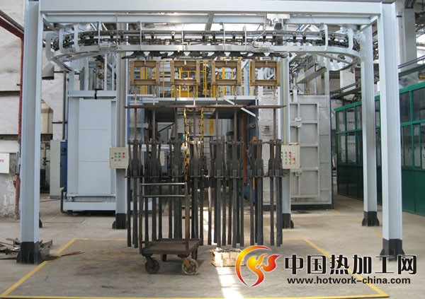 积放悬挂链式热处理炉生产线