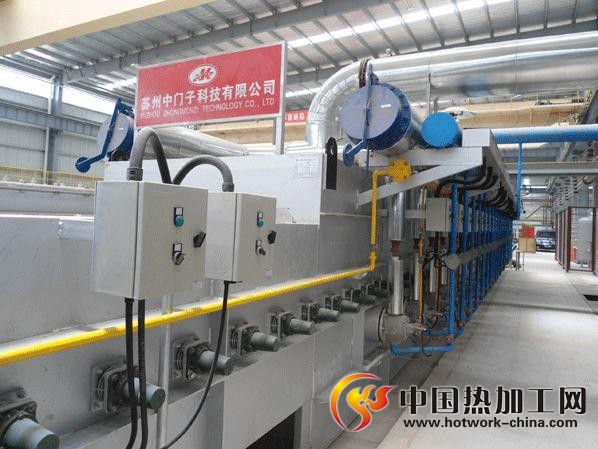 合金钢管光亮退火辊底炉
