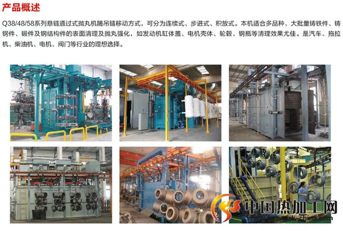 悬链通过式抛丸清理机介绍