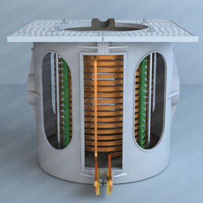 铝壳中频感应熔炼炉